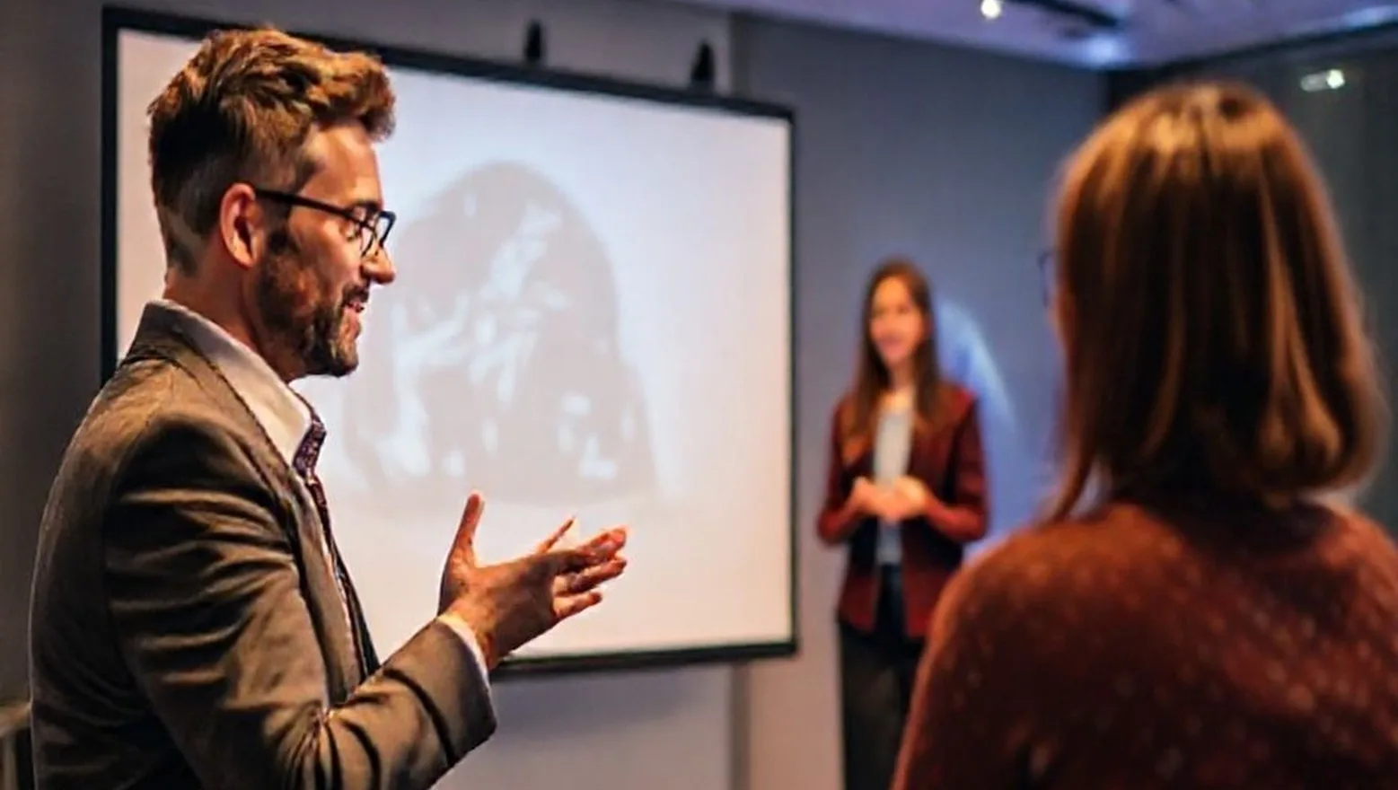 self-presentation coaching session